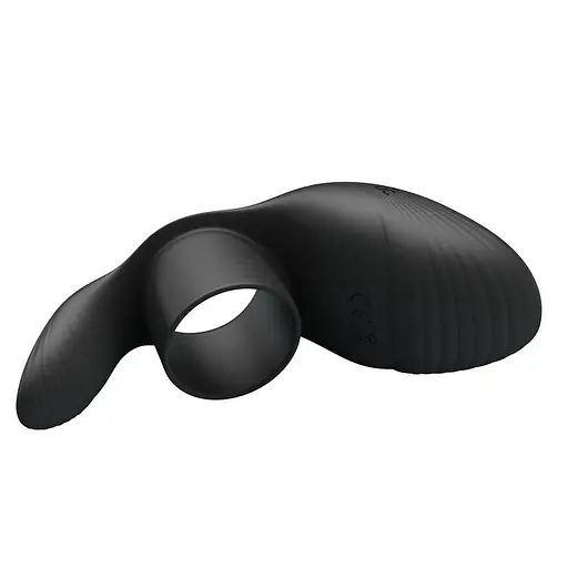 Виброкольцо Pretty Love Master Ring 11 см (черный) - фото 18