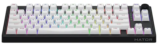 Клавіатура HATOR Skyfall 80 MAG ULTRA 8K White Black (HTK1880UA) - фото 5