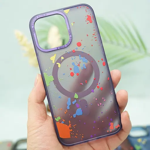 Чохол Epik TPU+PC Flush with MagSafe для Apple iPhone 13 Pro Max 6.7 Dark purple - фото 3