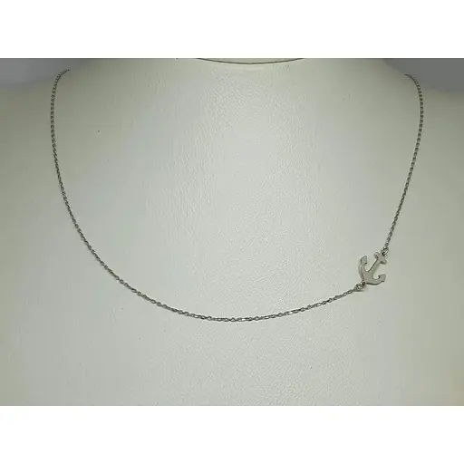 Серебряное колье Qvaliz Якорь. 908-00848 45 - фото 3