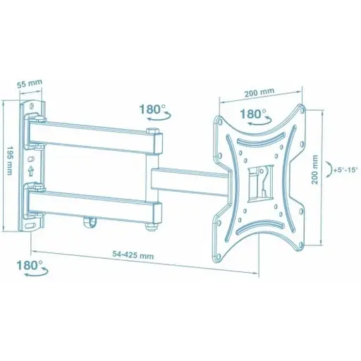 Настінне кріплення Walfix R-353B - фото 2