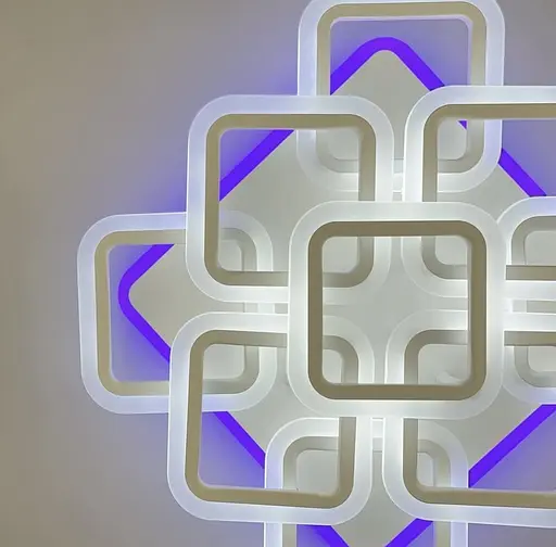 Светодиодная потолочная люстра с цветной RGB подсветкой Ст. A 2505/9 S RGB | Line F - фото 4