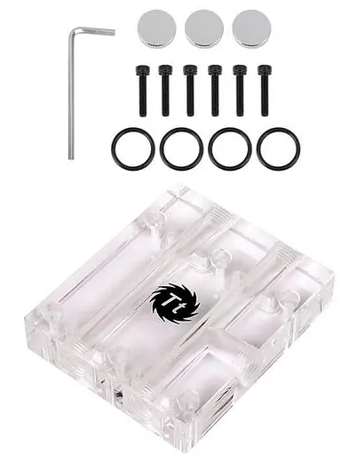 Терминал Thermaltake Pacific VGA Bridge Dual Series 3-Slot Transparent (CL-W136-PL00TR-A) - фото 2