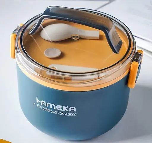 Многоразовый однослойный изолированный ланчбокс 1000ml - фото 2