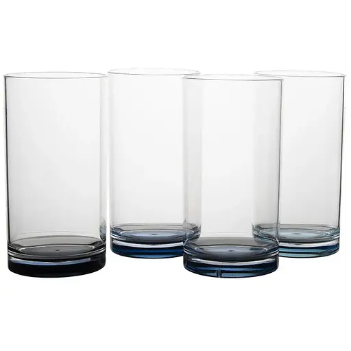 Набор стаканов Gimex Longdrink Glass Colour 4 Pieces 4 Person Sky (6910186) (DAS302012) - фото 1