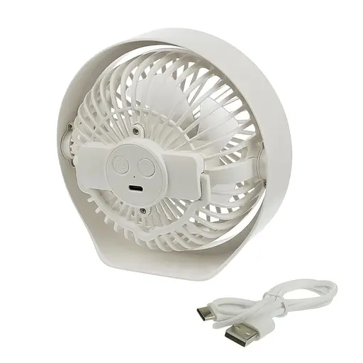 Вентилятор настольный беспроводной GXQC N601 белый - фото 7