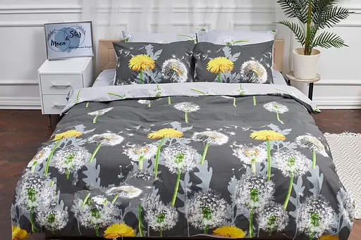 Пододеяльник Moon&Star Бязь Gold Люкс Dandelion Двуспальный 175x210 см - фото 1