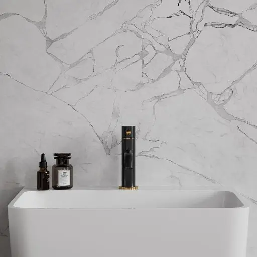 Змішувач для раковини Omnires Y black/gold (Y1210NBLGL) - фото 2