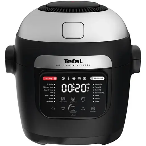 Аерофритюрниця Tefal 2в1 Multicook Actifry MY741CF1, 6 л Чорний 1334Вт - фото 1