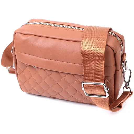 Женская сумка-кроссбоди Vintage с монетницей из экокожи 19.5х12.5х6.5 см sum0026986 - фото 1