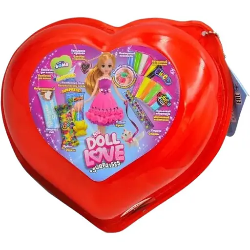 Подарунковий набір дитині Danko Toys "Big Doll Love" (BDL-01-01) для рукоділля - фото 3