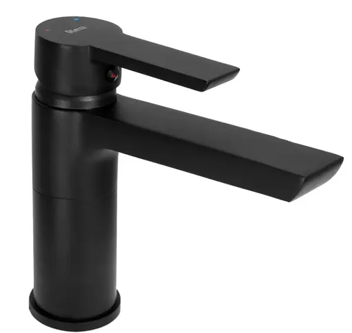 Змішувач для умивальника Rea Argus низький black REA-B6210 Чорний матовий - фото 1