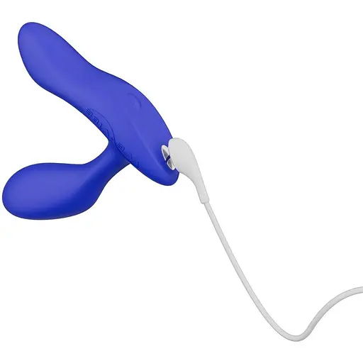 Смарт-вібромасажер простати We-Vibe Vector+ Royal Blue пульт ДК регульований кут нахилу - фото 4