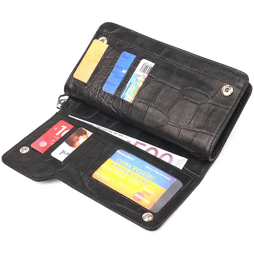 Кожаный кошелек Canpellini 20х10.5х3 см acs0025095 - фото 3