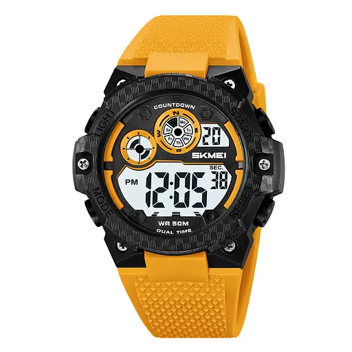 Наручний годинник чоловічий 2337YL Yellow Skmei acs0030007 - фото 1