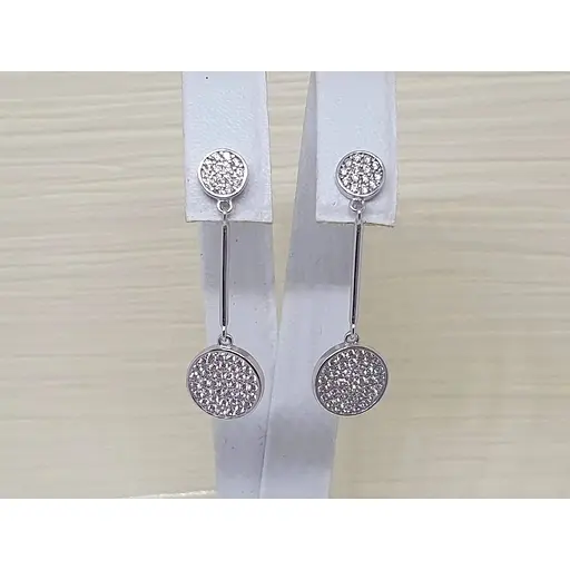 Срібні пуссети Dear з фіанітами. 3366.1 - фото 3