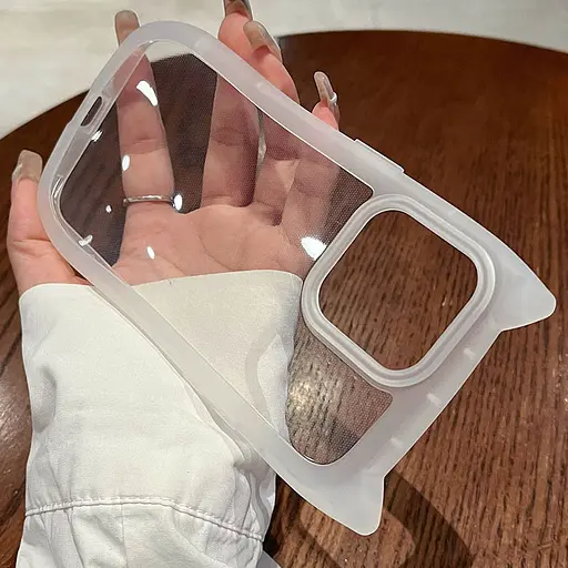 Чохол Epik TPU Cat для Apple iPhone 13 Pro 6.1 Transparent - фото 3