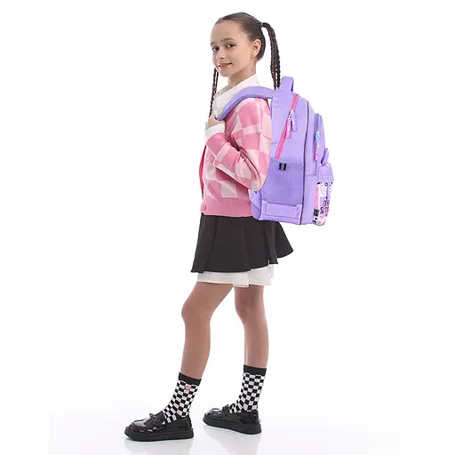 Рюкзак GoPack Education 182M Cute Ears Сиреневый (GO26-182M-4) - фото 17