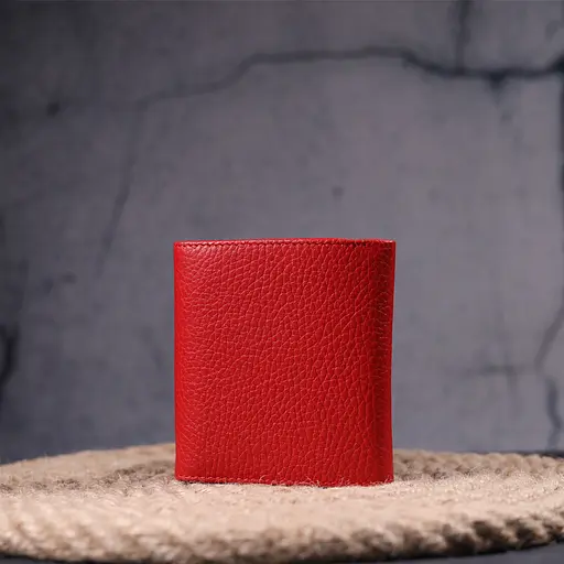 Жіночий гаманець з монетницею з натуральної шкіри 10.5х10х2 см KARYA 10.5х10х2 см acs0024295 - фото 8