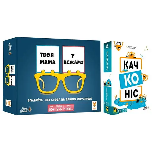 Настольная игра Lords of Boards Твоя мама в пижаме + Утконос (укр.) (LOB2406UA+1) - фото 1