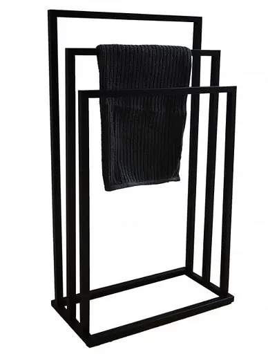 Вішалка для рушників Yoka Lonia3 black P.LONIA3-BLK Чорний матовий - фото 7