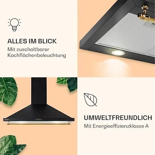 Вытяжка Klarstein Montblanc 90 610 м³/год 165 Вт (10040266) - фото 6