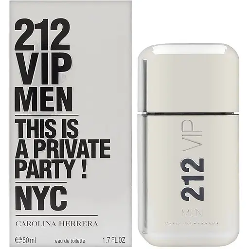 Туалетна вода Carolina Herrera 212 VIP Men 50 мл - фото 1