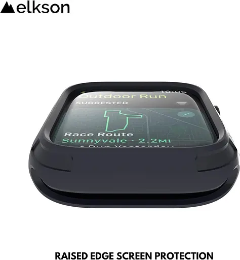 Чехол elkson для Apple Watch 45 мм бамперный чехол, Quattro 2.0 Series прочный чехол для Apple Watch и iWatch Series 9 8 7 - фото 2