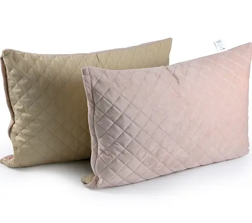 Чехол на подушку Руно 50х70 VeLour Apricot ромб 382.55_Apricot ромб - фото 3