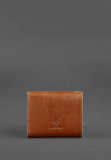 Кожаный кошелек 2.1 светло-коричневый - фото 6