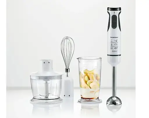 Блендер 3 в 1 Silver Crest SSMS 600 D4 white (миксер чоппер блендер) - фото 5