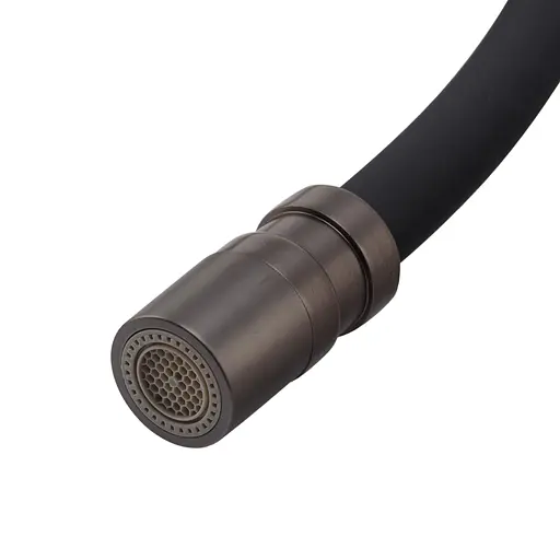 Смеситель для кухни на две воды с гибким изливом Koer KB-72036-07 KR5812, Графит - фото 3