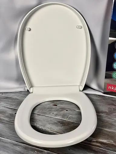 Сидения для унитаза Genesis NKP 0401 Soft Close+Quick Release дюропласт 30412  - фото 1