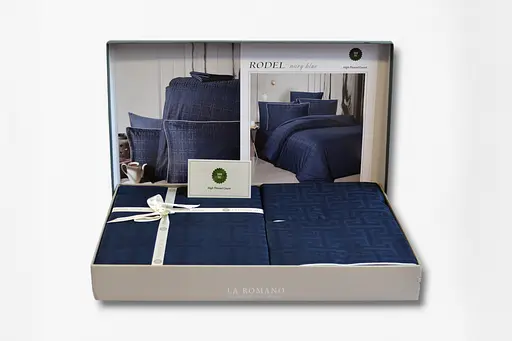 Постельное белье Rodel Navy Blue Сатин Делюкс La Romano pbe0051957 - фото 6