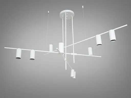 Чарівна підвісна люстра Loft на 9 ламп від українського бренду "Діаша", бі. - фото 1