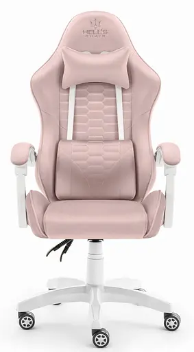 Компьютерное кресло Hell's HC-1000 Pink (тканина) - фото 1
