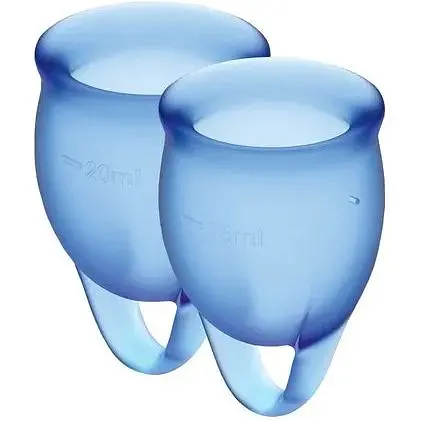 Набір менструальних чаш Satisfyer Feel Confident (dark blue)