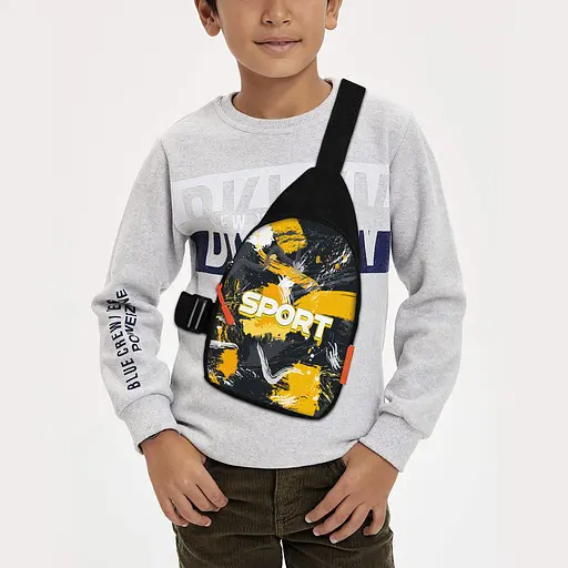 Сумка через плече дитяча Sport 29х17 см сумка слінг для хлопчика (01994)