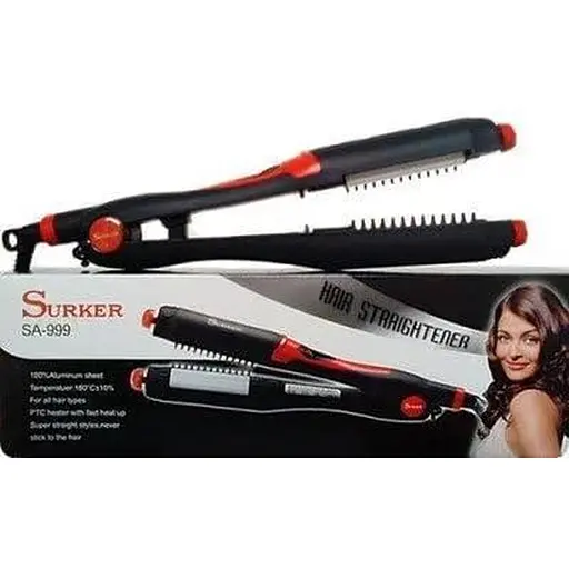 Випрямляч для волосся Surker з гребенем 3-в-1