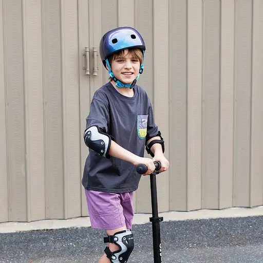 Захисний шолом Micro розмір M неохромовий синій (AC2288BX) - фото 6