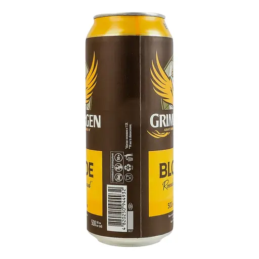 Пиво Гримберген Блонд банка 0.5 л - фото 4