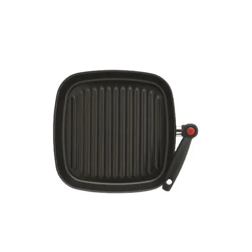 Сковорода-гриль Piardi Home FIREWORKS 28х28см зі складною ручкою (FIRS2825GR01) - фото 2