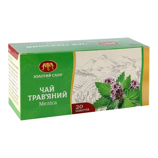 Чай травяной Золотой Слон Мелисса (20 шт. х 1 г)