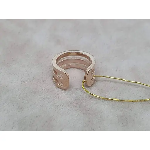 Золота сережка-кафф на хелікс Платон. 1С364/00Б - фото 4