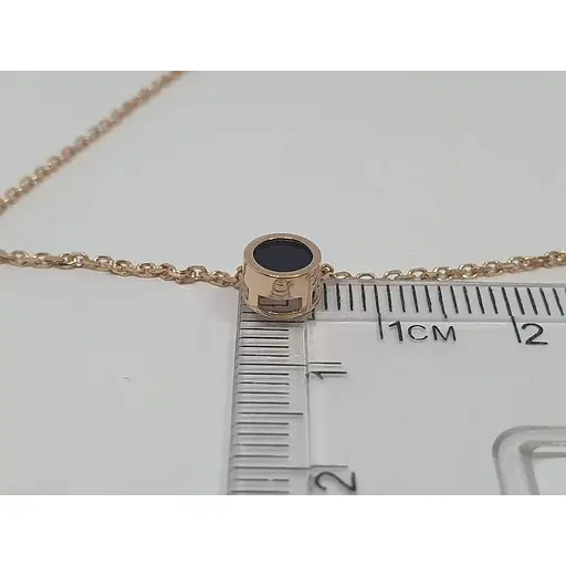 Золоте кольє Tango з агатом. 869425 - фото 3