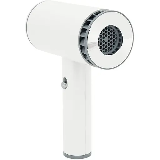 Беспроводной фен Voltronic 2600 mAh, 2 режима (от батареи только холодный режим), зарядка от 220V + microUSB, 145х70х199, White - фото 2