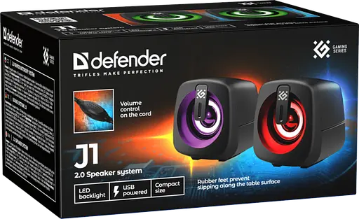 Акустика Defender J1 6Вт USB Black (65961) - фото 11