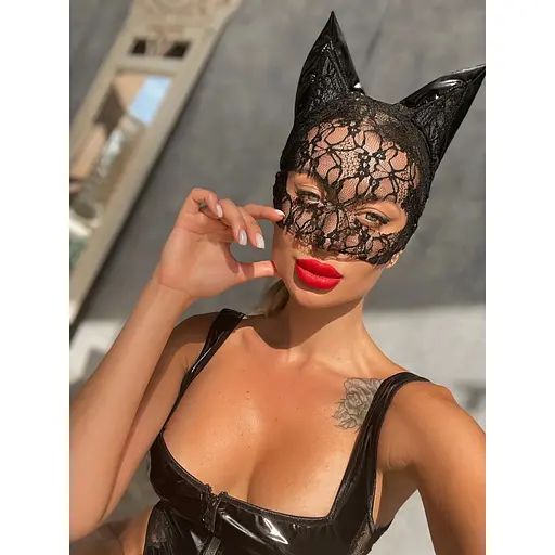 Мереживна маска D&A Кішка - фото 7