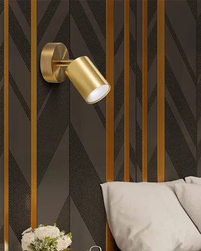 Світильник поворотний, спот Goldlux 327253 Goldi GU10 1x10W IP20 Золотий - фото 3