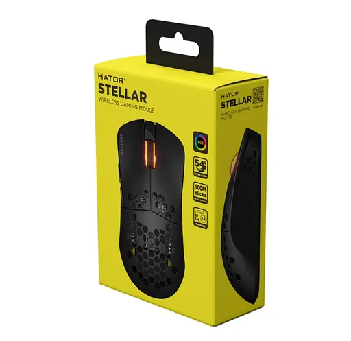 Игровая мышь HATOR HTM-650 Stellar Wireless ESports Gaming 12000dpi 35G Black - фото 7